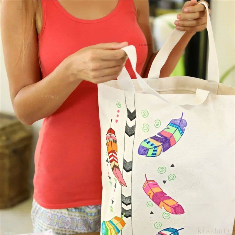 12/24 Colors Fabric Textile Markers Pens Set - Non Toxic, In图片