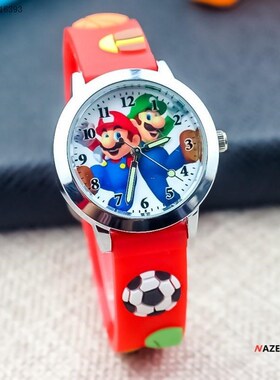 Super Mario New Children's Silicone Watch Mario Brot
