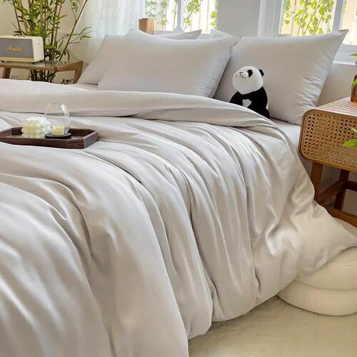 Soft Bamboo Fiber bedding sets Bedsheet Bed Sheet Set linen
