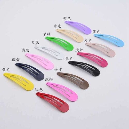 5cm color spray paint childrens water drop BB clip ins cute