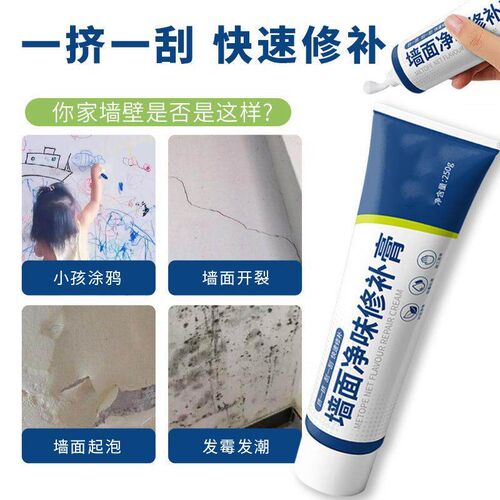Wall Repair Paste - Odorless Wall Filler, White, Waterproof,