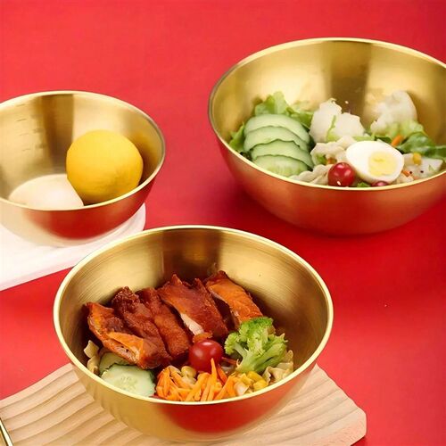 17/19/22CM Stainless Steel Salad Bowls Egg Flour Mixing Basi