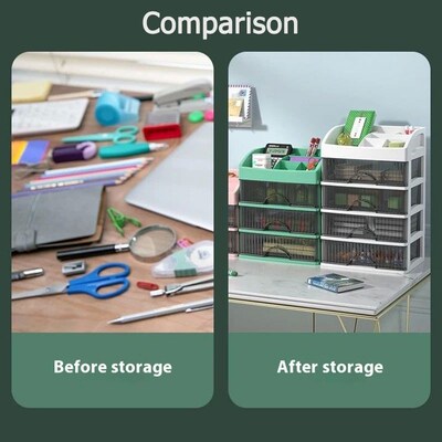 Desktop Storage Box Drawer Hair Decoration Multi-layer Stora