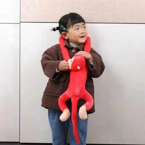 Colorful Plush Monkey Toys Colorful Long-Armed Monkey Photog
