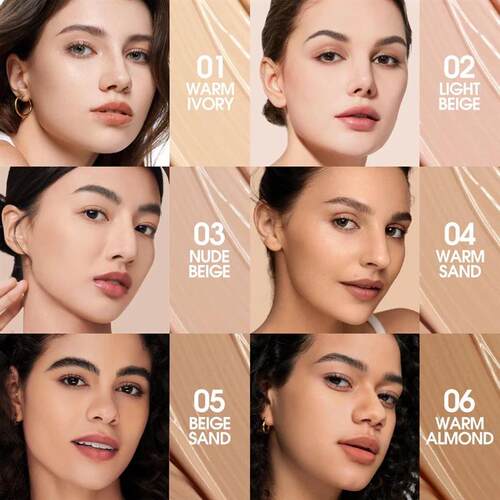 Foundation Cream Makeup Brush Moisturizing Oil-Free Long-Las