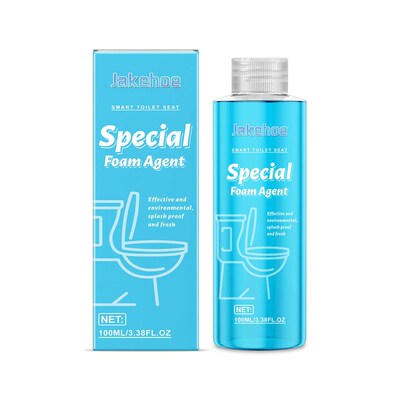 JAKEHOE Toilet Cleaner Foaming Cleanser and Descaler, Odor E