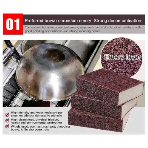 8PC Sponge Eraser Multi-purpose Removing Rust Pan Pots