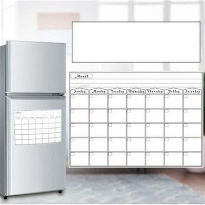 Monthly Magnetic Refrigerator Calendar Whiteboard Planner