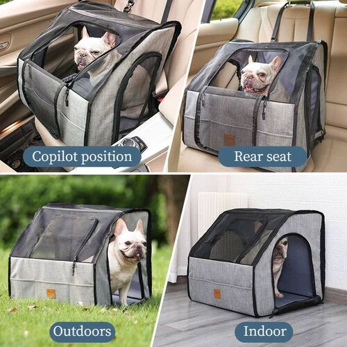 Dog Car Seat ver Folding Hammock Pet Carriers Bag Basket Car