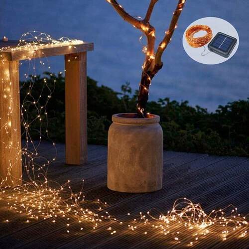 50/100/200/330 LED Solar Light Outdoor Lamp String Lights Fo