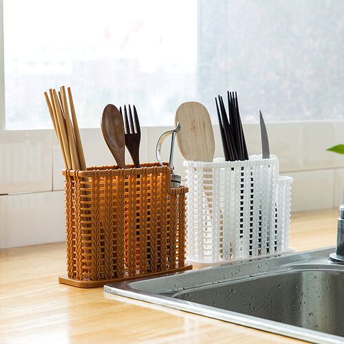 Utensil Drying Racks Knife Stand Drain Rack Cutlery Organize