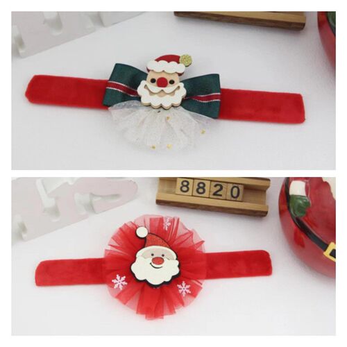Christmas Papa Ring Hair Clipper Couple Christmas Tree Brac