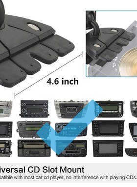 Adjustable Car CD Slot Tablet Stand Phone Holder for IPad Pr