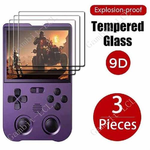 3PCS 9H HD Tempered Glass For Ampown XU10 3.5Inch Game Hero
