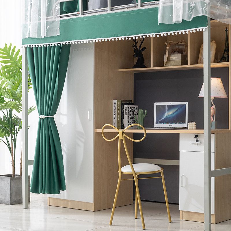 学生上床下桌墨绿色书桌帘粘贴式加厚遮光下铺寝室书桌遮挡帘围帘,居家布艺,门帘,淘宝优惠券,粉丝福利购,淘宝优惠卷