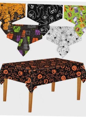 Party Christmas Halloween Thin Party Table Cloth Background