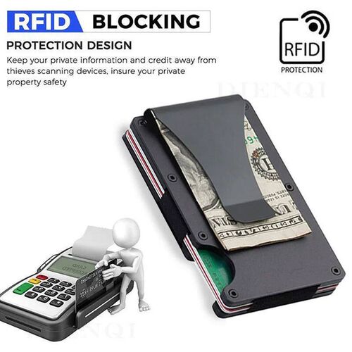 Slim Wallet For Men - Front Pocket RFID Blocking Minimalist