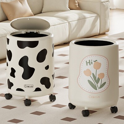 Garbage can toilet trash can kitchen Dustbin with cover bin1