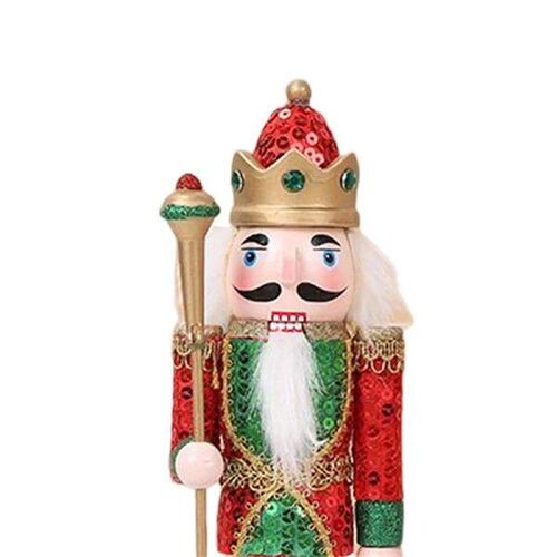 Set of 4 Nutcracker Figures 7inch for Seasonal Decor , 2pcs