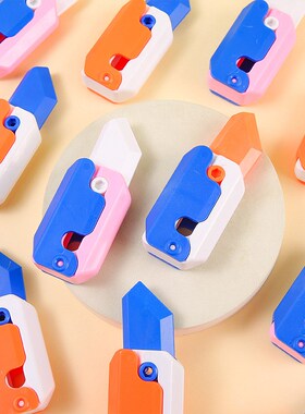 3D Gravity Knife Radish Knife Stress Relief Toy 3D Printed R