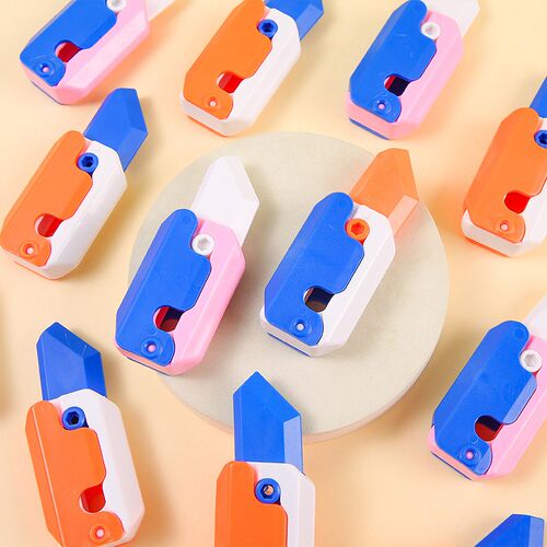 3D Gravity Knife Radish Knife Stress Relief Toy 3D Printed R