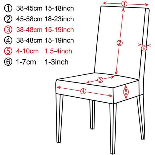 Chair Cover Printed Stretch Anti-dirty Elastic Seat Cover us
