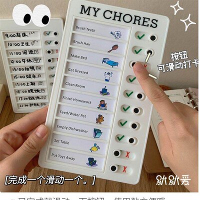 Memo Plastic Board Daily Task Planning Board Blank RV CHELIS