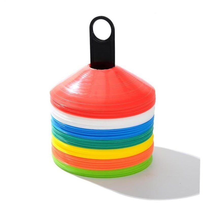 10Pcs Agility Disc Cone Set Football Training Saucer Cones M