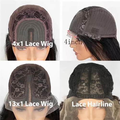 Dark Brown Kinky Curly Lace Wig Pre Plucked with Baby Hair G