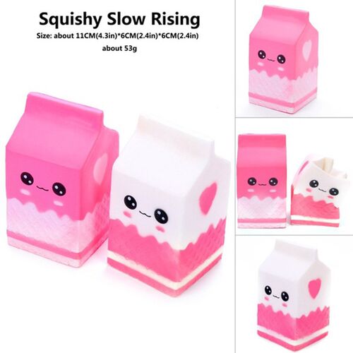 Jumbo Cute Popcorn Cake Hamburger Squishy Unicorn Milk Slow