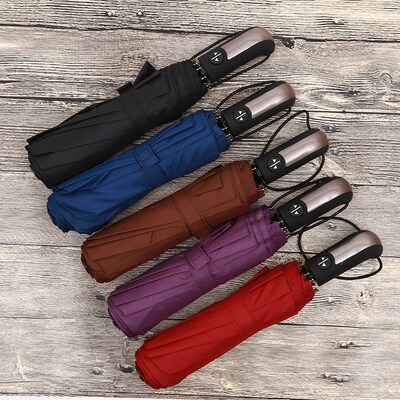 Automatic Umbrella Rain Women Men Folding 三折全自动折叠雨伞