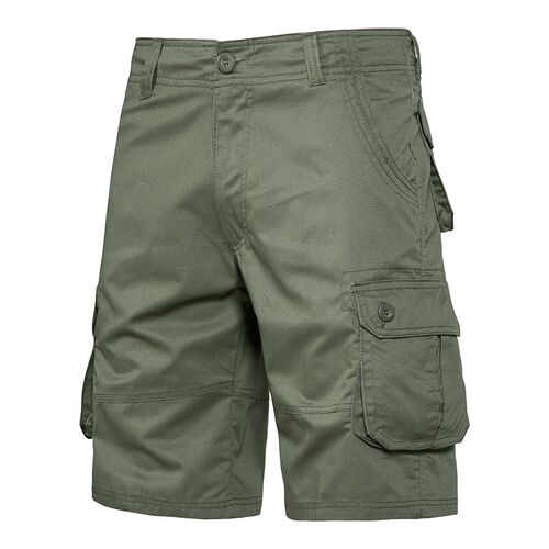 Mens Shorts Loose Large Size Multi-Pocket Overalls Summer C