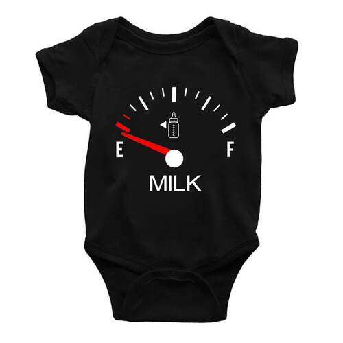 High Quality Minimalist Print Baby Onesie Creativity Milk Pr