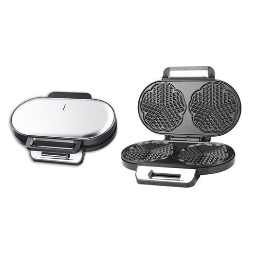 华夫饼早餐机外贸出口新款 waffle cake make machine 欧美式110V