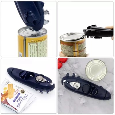 Stainless Steel Manual Can Opener Food Beer Bottle Opening