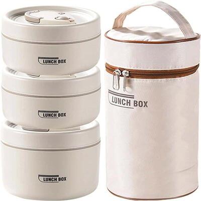 Portable Insulated Food Lunch Container Set with Thermal Lun