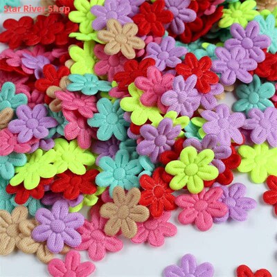 100pcs Five-petal Wedding Flower Embossing DIY Sewing Craft