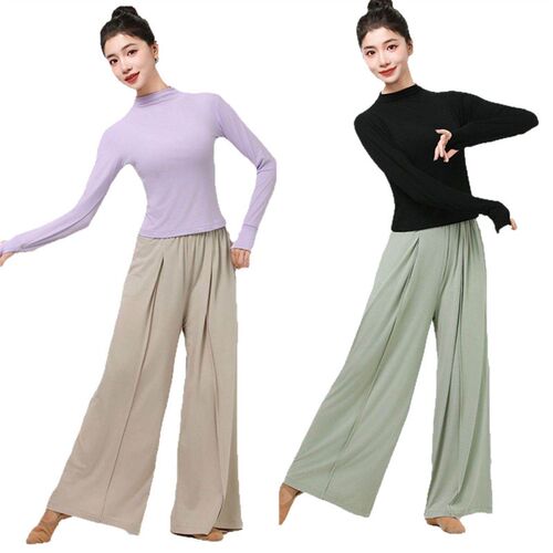 Dance set, practice suit, top, long sleeved set, refers to