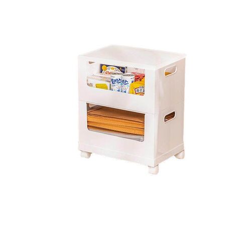 Office under the desk, storage rack, wheeled trolley, school