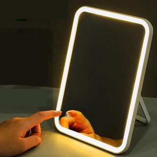 LED Intelligent portable makeup mirror desk
