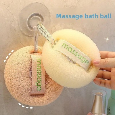 Natural Loofah Back Scrubber Brush, Exfoliating Body Scrub M