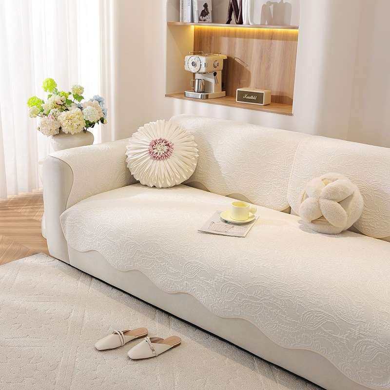新款空气层提花纯色棉纱纯棉沙发垫四季通用沙发垫子沙发套罩盖巾,3C数码配件,其它配件,淘宝优惠券,粉丝福利购,淘宝优惠卷