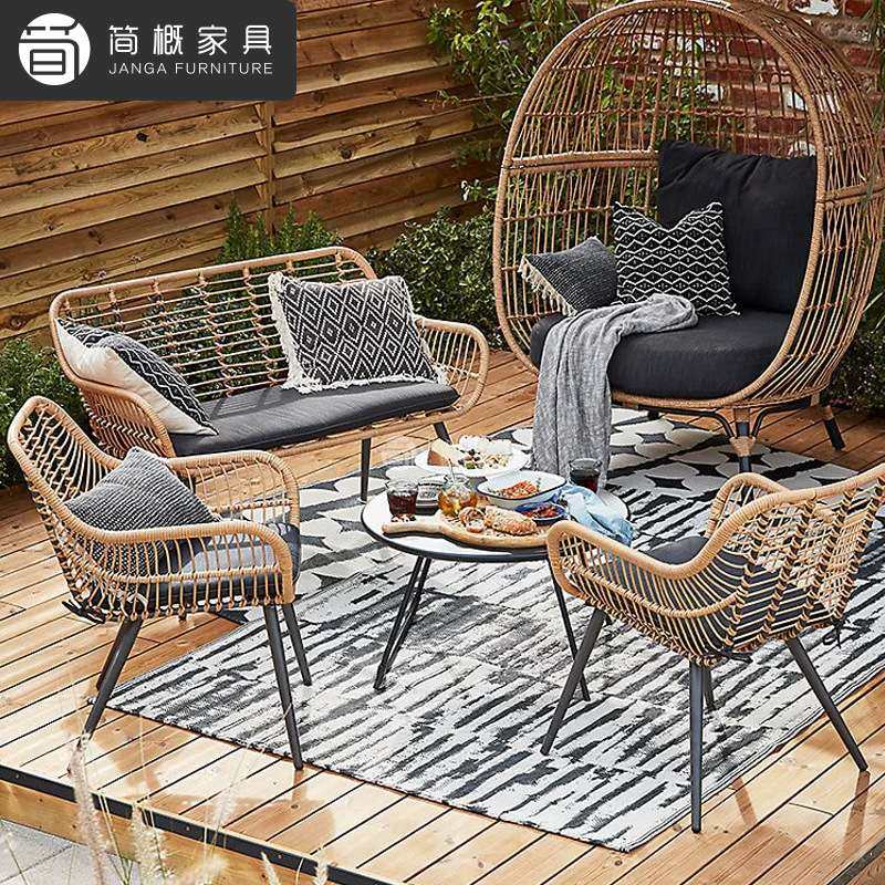 户外别墅藤编沙发庭院阳台防水防晒桌椅组合露天民宿懒人鸟巢藤椅,3C数码配件,其它配件,淘宝优惠券,粉丝福利购,淘宝优惠卷