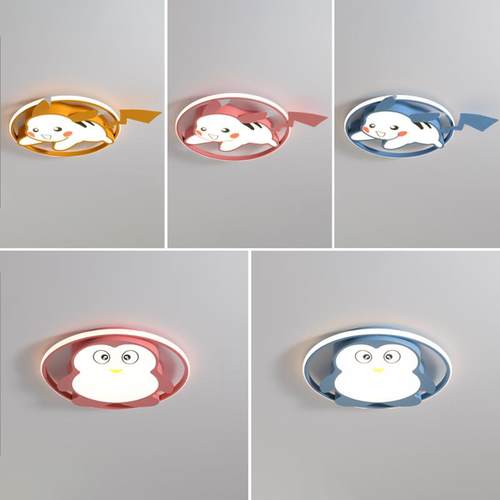 卧室灯男孩卡通女孩温馨浪漫可爱led吸顶灯儿童房间灯幼儿园灯具