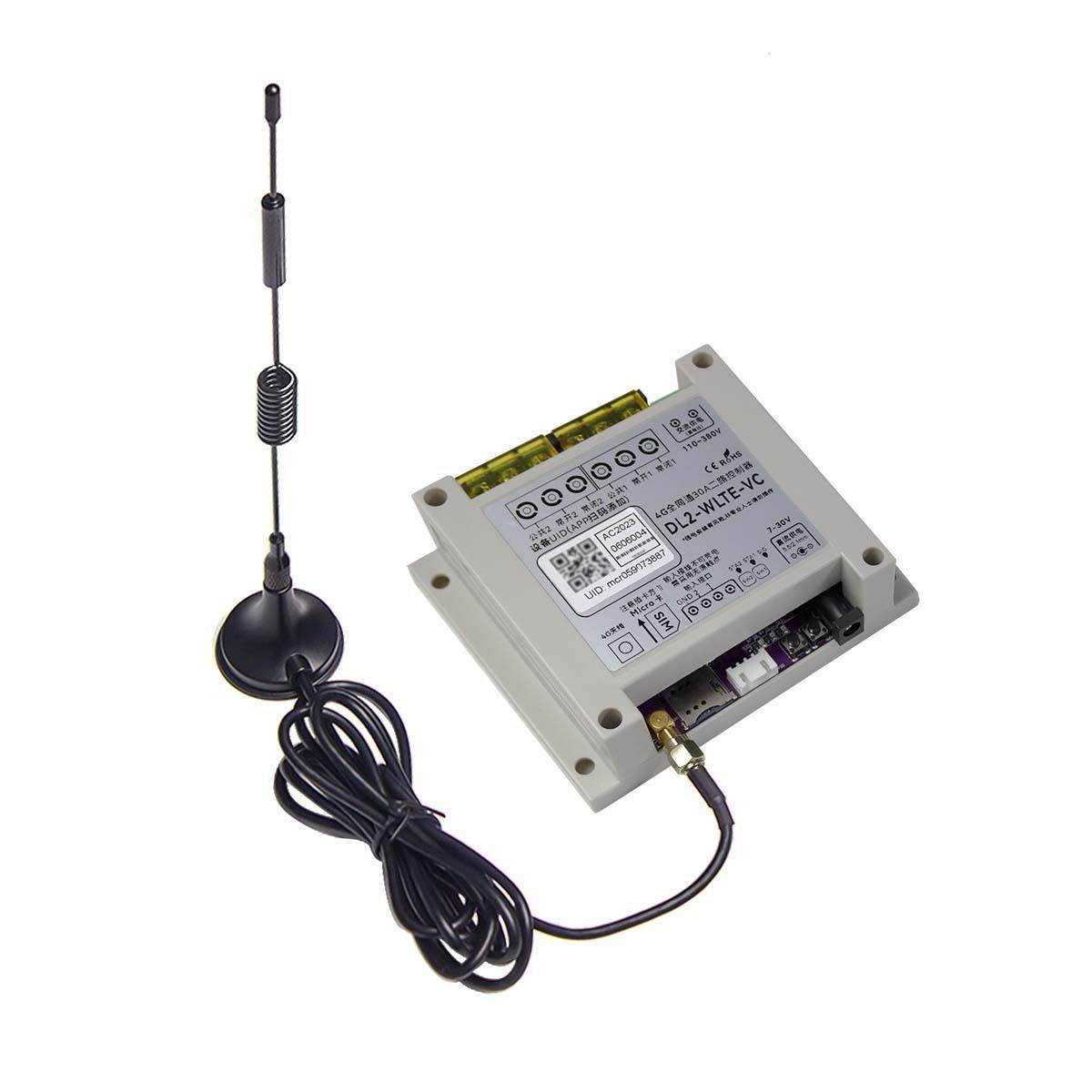 二路30A电脑PC远程遥控手机APP大功率电机无线控制太阳能电源切换