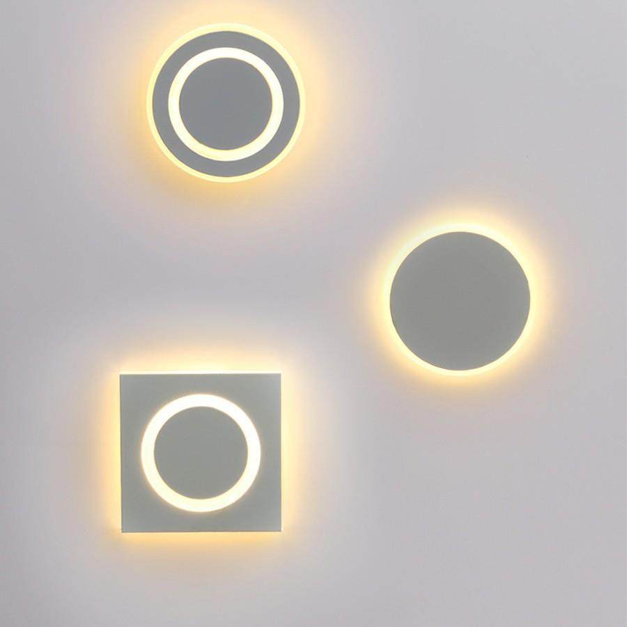 低压氛围方圆形超小地脚壁灯loft创意个性装饰过道楼梯踏步小夜灯