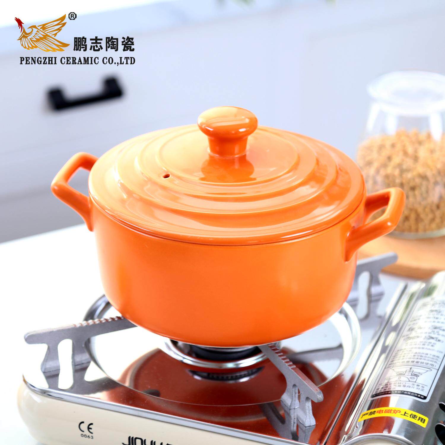 耐高温陶瓷砂锅炖锅煲汤家用沙锅煲韩式彩色礼品锅养生陶瓷砂锅