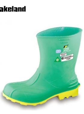 雷克兰87015/87012 HAZMAX 安全防化靴中筒 耐酸碱钢头钢底 PVC