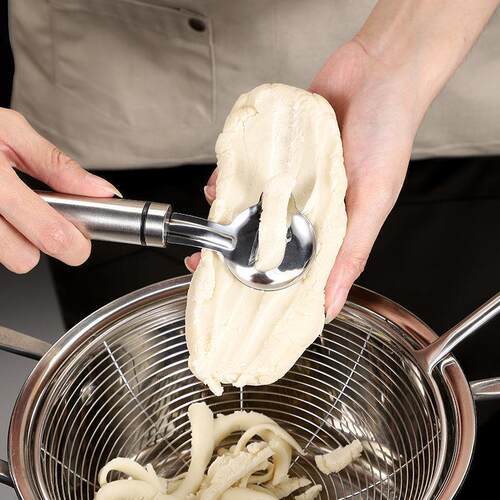 Manual Noodle Shaver for Home Use, Stainless Steel Noodle Cu