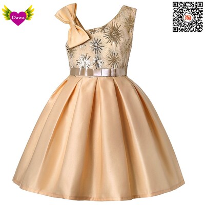 Girls Elegant Wedding Princess Dress Kids Party Formal Dress